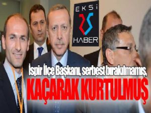 Serbest bırakılmamış, kaçarak kurtulmuş...,