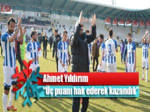 BB Erzurumspor Teknik Direktörü Ahmet Yıldırım: "Üç puanı hak ederek kazandık"
