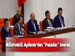 Milletvekili Aydemir'den "Pasinler" önerisi