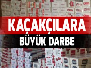 Kaçakçılara büyük derbe