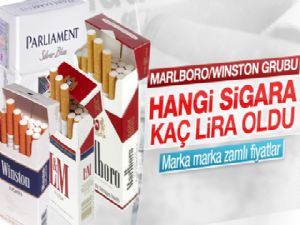 İşte zamlı sigara fiyatları
