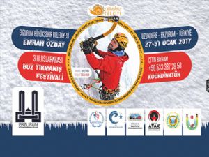 Erzurum'da "3. Emrah Özbay Uluslararası Buz Tırmanış Festivali"