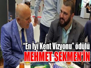 Expo Katar'dan Başkan Sekmen'e "En İyi Kent Vizyonu" ödülü