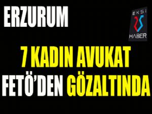 Erzurum'da 7 avukat FETÖ'den gözaltına alındı