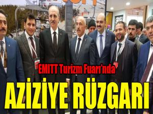 EMITT Turizm Fuarında Aziziye Rüzgârı