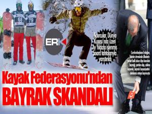 Kayak Federasyonundan bayrak skandalı