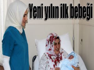 Yeni yılın ilk bebeği "Ali Asaf" oldu