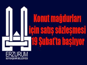 Konut mağdurları için satış sözleşmesi 19 Şubatta başlıyor