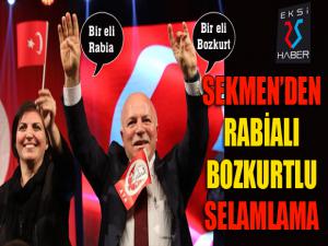 Sekmenden Bozkurtlu, Rabialı selamlama