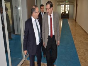 Başkan Bulutlar, çalışmalarını milletvekili Deligöze anlattı