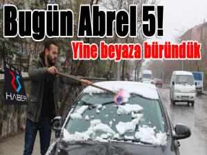 Erzuruma baharda kar sürprizi