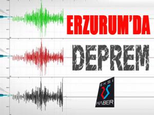 Erzurumda 3.2 büyüklüğünde hafif şiddetli deprem