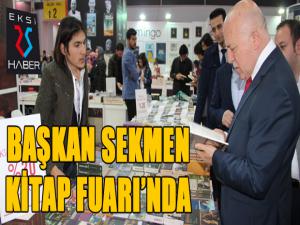 Başkan Sekmenden 5. Doğu Anadolu Kitap Fuarına ziyaret