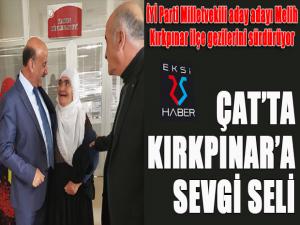 Çatta Kırkpınara sevgi seli