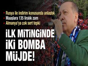 Cumhurbaşkanı Recep Tayyip Erdoğan 24 Haziran öncesi ilk mitingini Erzurumda yaptı