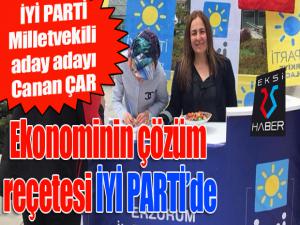İYİ Parti Milletvekili aday adayı Canan Uçar: Ekonominin çözüm reçetesi İYİ PARTİde