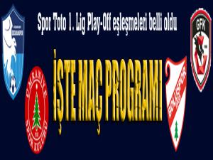Spor Toto 1. Lig Play-Off eşleşmeleri ile maç programı belli oldu