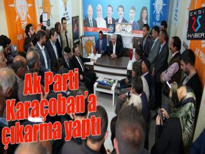 AK Parti Karaçobana çıkarma yaptı