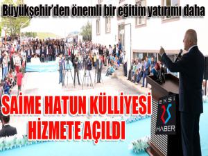 Büyükşehirden önemli bir eğitim yatırımı daha