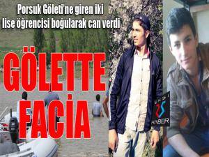 Erzurumda gölete giren 2 lise öğrencisi boğuldu