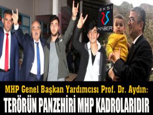 MHP Genel Başkan Yardımcısı Prof. Dr. Aydın: MHPnin olduğu yerde terör olmaz
