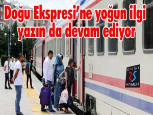 Doğu Ekspresine yoğun ilgi yazın da devam ediyor