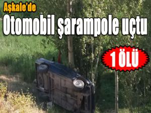 Aşkalede trafik kazası: 1 ölü