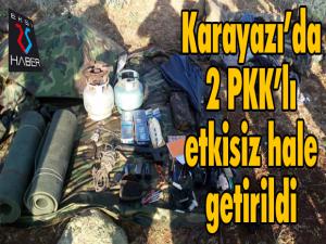 Erzurumda PKKlı 2 terörist etkisiz hale getirildi