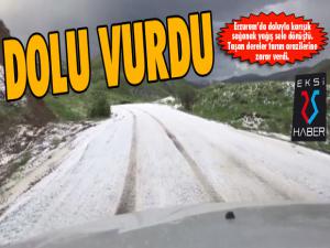 Erzurumda sağanak sele dönüştü