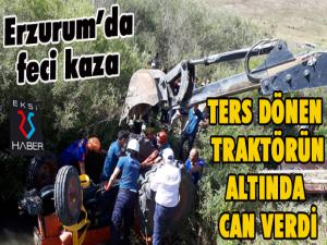 Erzurumda trafik kazası: 1 ölü