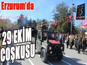 29 Ekim Cumhuriyet Bayramı Erzurumda coşkuyla kutlandı