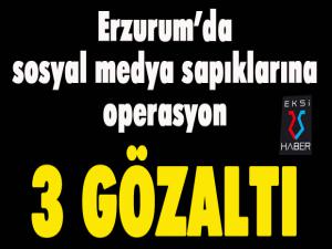 Sosyal medyada cinsel istismar suçundan 3 kişi gözaltına alındı