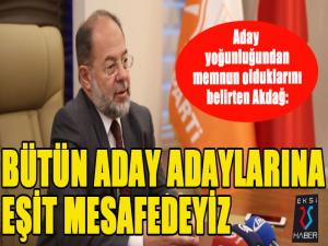 Akdağ aday yoğunluğundan mutlu