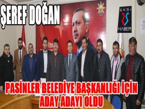 Doğan Pasinlere aday adayı oldu
