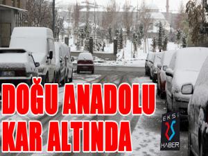 Doğu Anadolu kar altında