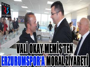 Vali Okay Memiş'ten B.B. Erzurumspora ziyaret