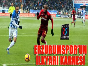 B.B. Erzurumsporun ilk yarı karnesi