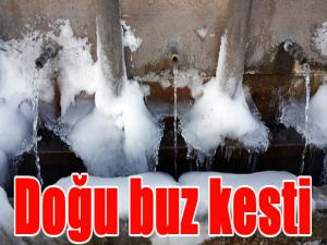 Doğu buz kesti