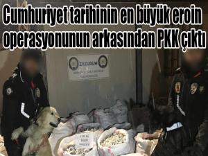 Cumhuriyet tarihinin en büyük eroin operasyonunun arkasından PKK çıktı