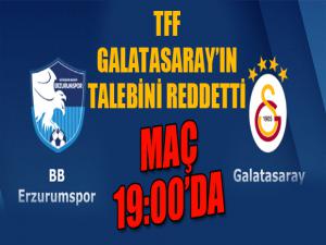 Galatasaraydan Erzurumspor maçı hakkında açılama
