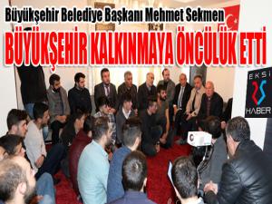 Başkan Sekmen Erzurumu karış karış geziyor