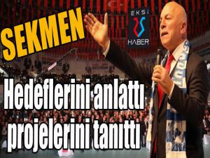 Sekmen: Erzurum için büyük hedeflerimiz ve vizyon projelerimiz var