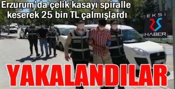 Çelik kasa hırsızları polisin takibi sonucu yakalandı