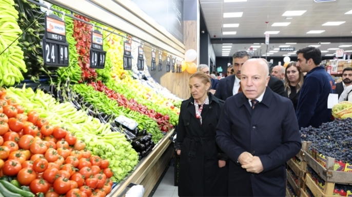 HALK PAZARI’NIN 8’İNCİ ŞUBESİ HİLALKENT’TE AÇILDI