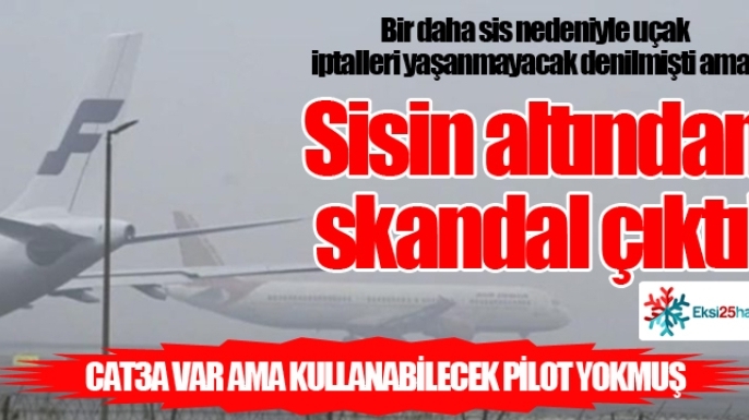 Sisin altından skandal çıktı!