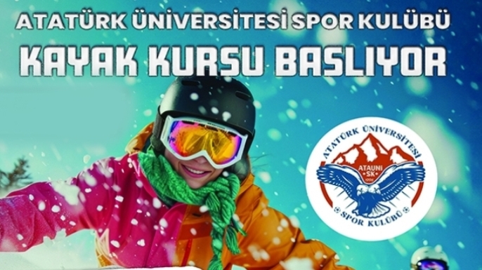 Atatürk Üniversitesi Spor Kulübü kayak kursu başlıyor