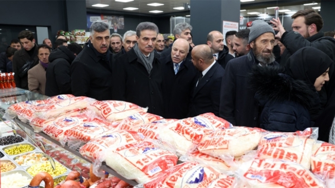 HALK PAZARI’NIN 13’ÜNCÜ ŞUBESİ ZİRVE TOKİ’LERDE AÇILDI