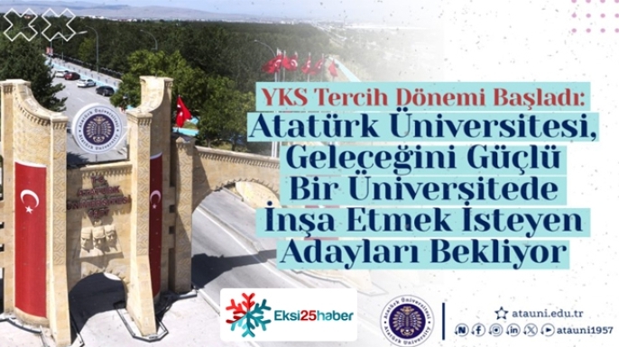 Atatürk Üniversitesi, Geleceğini Güçlü Bir Üniversitede İnşa Etmek İsteyen Adayları Bekliyor