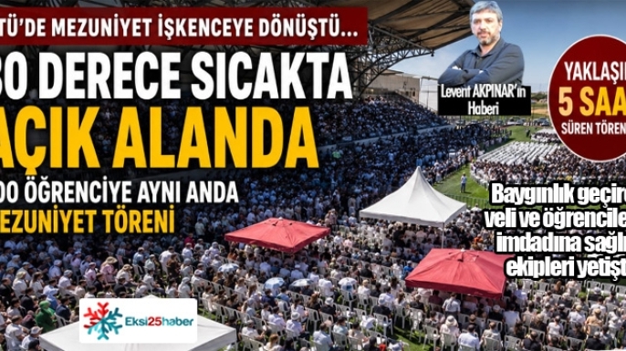 ETÜ'de mezuniyet işkenceye dönüştü...