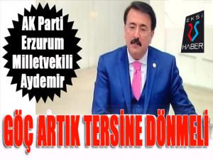 Aydemir Ankara Mamaktan seslendi: Göç artık tersine dönmeli